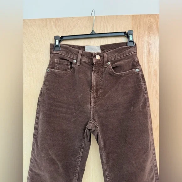 Everlane Baby Cord Cheeky Crop jeans. - Picture 4 of 7